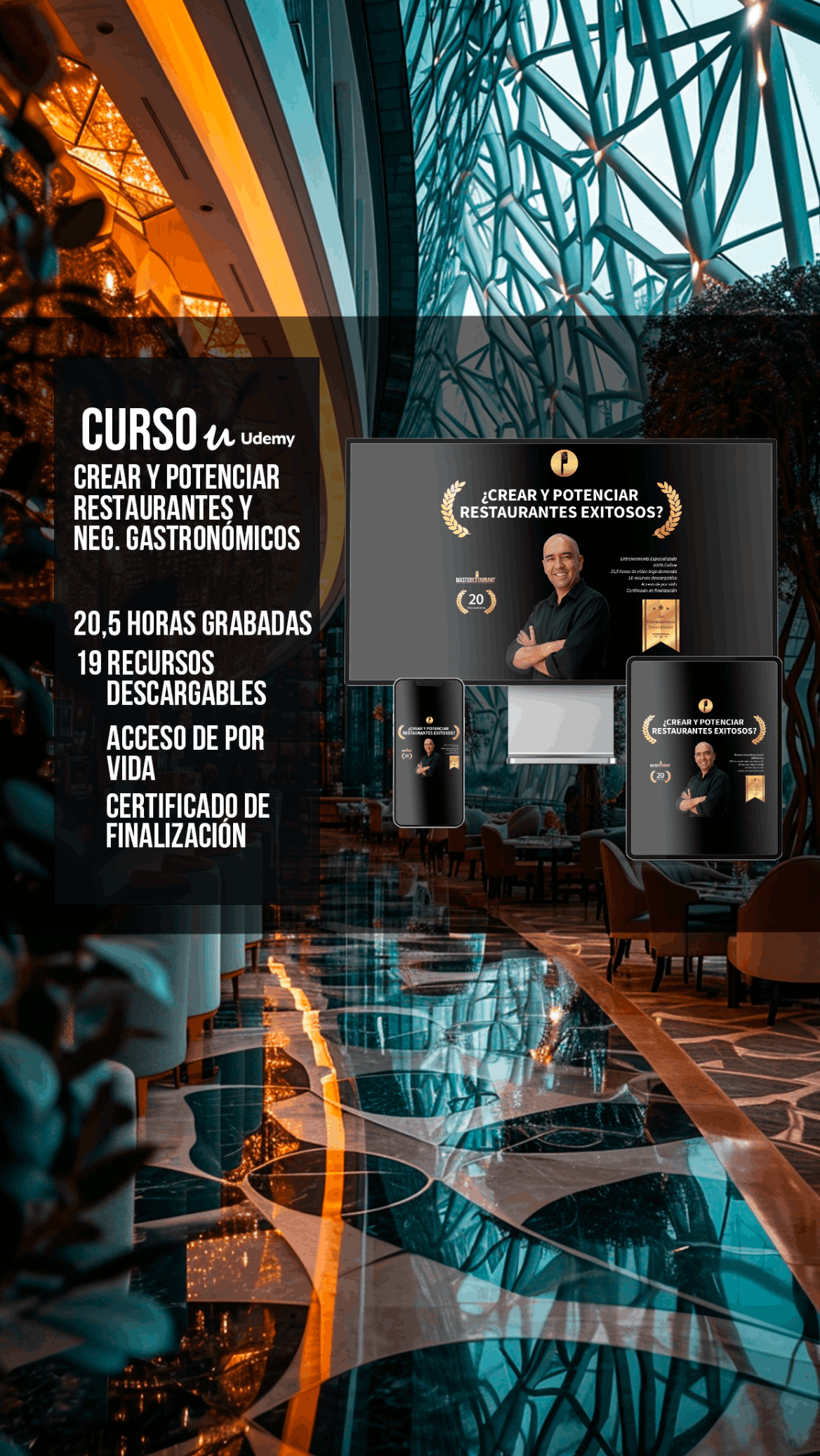 Masterestaurant crear y potenciar restaurantes en Udemy