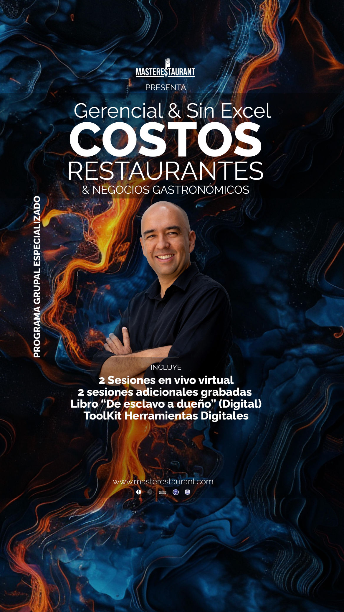 Programa gerencial intensivo de Costos sin Excel para restaurantes, dark kitchens, negocios gastronómicos masterestaurant (master restaurant) 